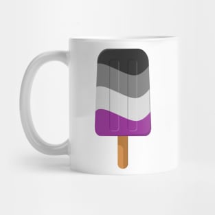 Asexual Pride Flag Ice Pop Vector Mug